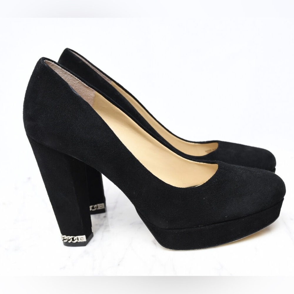 Michael Kors Elegant Black Suede Women's Pumps